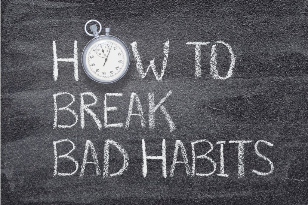 How to overcome bad habits