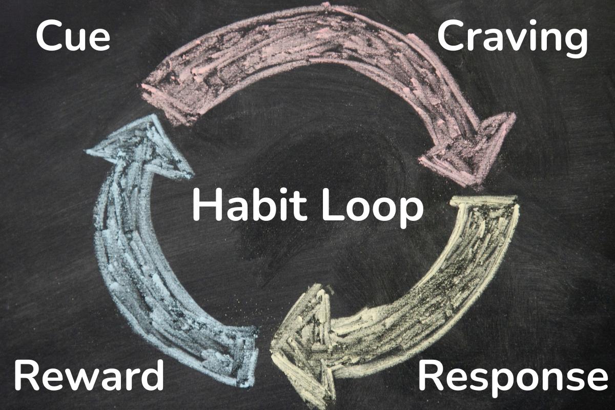 Habit Loop: cue, craving, response reward